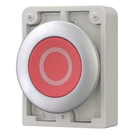 EATON - MOELLER M30C-FD-R-X0 M30C-FD-R-X0 182939 Y7-182939 EATON ELECTRIC Pushbuttons, Flat Front, flush, momentary, red, labeled
