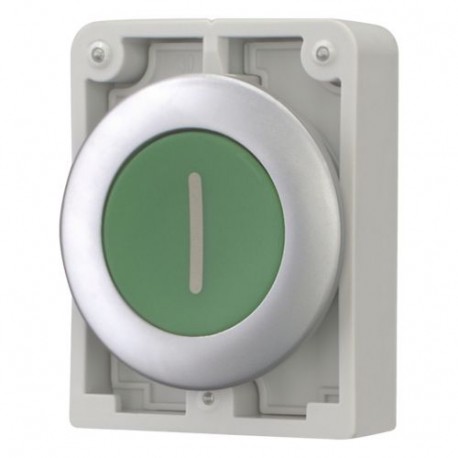 Eaton-moeller M30C-FD-G-X1 Y7-182956 EATON ELECTRIC Pushbuttons, Flat Front, flush, momentary, green, labeled