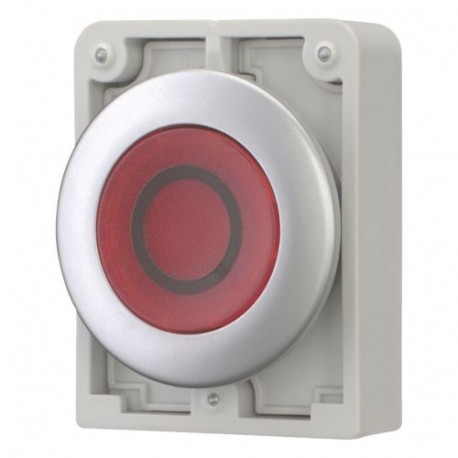 EATON - MOELLER M30C-FDL-R-X0 M30C-FDL-R-X0 182958 Y7-182958 EATON ELECTRIC Illuminated pushbutton actuators, Flat Front, flush, momentary..