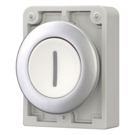 EATON - MOELLER M30C-FD-W-X1 M30C-FD-W-X1 182962 Y7-182962 EATON ELECTRIC Pushbuttons, Flat Front, flush, momentary, white, labeled