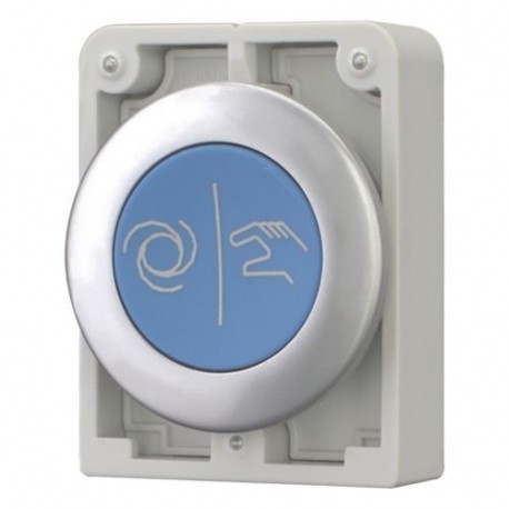 EATON - MOELLER M30C-FD-B-X217 M30C-FD-B-X217 182967 Y7-182967 EATON ELECTRIC Pushbuttons, Flat Front, flush, momentary, blue, labeled