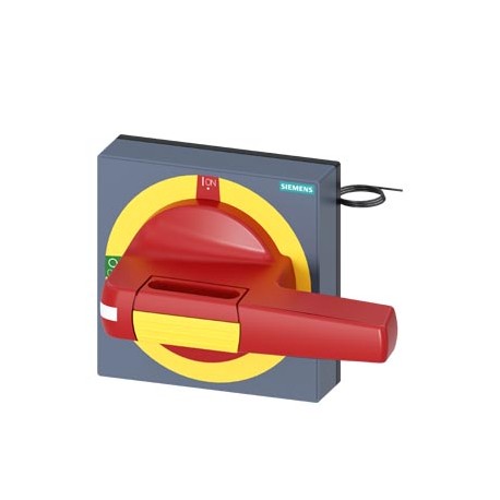 SIEMENS 8UD1841-2CF01 8UD1841-2CF01 SIEMENS handle with masking plate standard illuminated size 100x 100, for shaft 8x 8, test-0-I..
