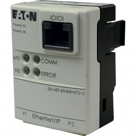 EATON - MOELLER DX-NET-ETHERNET2-2 DX-NET-ETHERNET2-2 184969 Y7-184969 EATON ELECTRIC Field bus connection Ethernet/IP for DE1, DC1