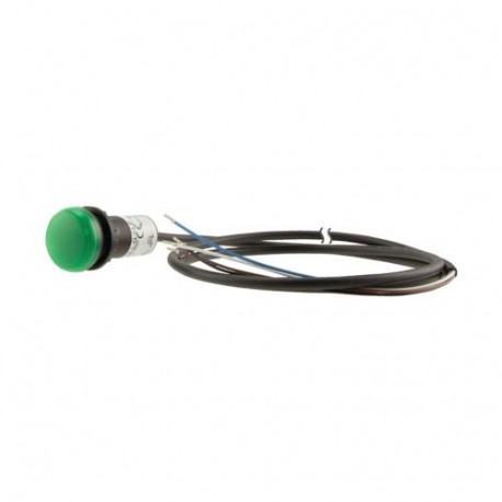 EATON - MOELLER C22-L-G-24-P62 C22-L-G-24-P62 185140 Y7-185140 EATON ELECTRIC Indicator light, classic, flat, green, 24 V AC/DC, cable (bla..
