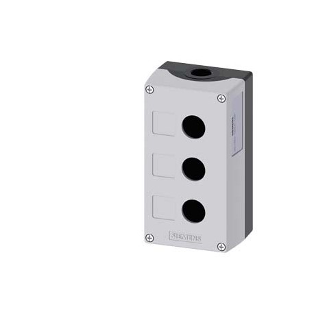 Siemens 3SU1853-0AB00-2AB1 Enclosure for command devices, 22 mm, round, Enclosure material metal, enclosure ..