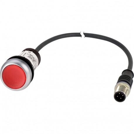 Eaton-moeller C22-DL-R-K01-24-P30 EATON ELECTRIC Illuminated pushbutton actuator, classic, flat, tasted, 1 N/C, red..