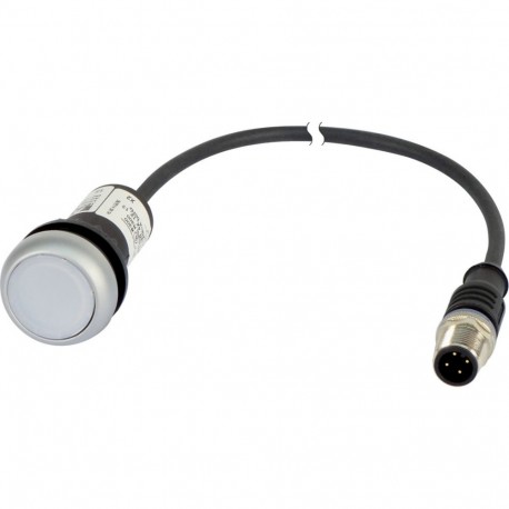 Eaton-moeller C22-DL-W-K10-24-P30 EATON ELECTRIC Illuminated pushbutton actuator, classic, flat, tasted, 1 N/O, whi..