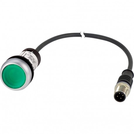 Eaton-moeller C22-DRL-G-K10-24-P31 EATON ELECTRIC Push-button light flush compact 22mm Latching Green 24 V AC/DC 1 ..