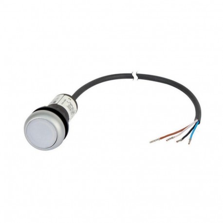 EATON - MOELLER C22-DRL-W-K10-24-P62 C22-DRL-W-K10-24-P62 185592 Y7-185592 EATON ELECTRIC Push-button light flush compact 22mm Latching White 24 ..
