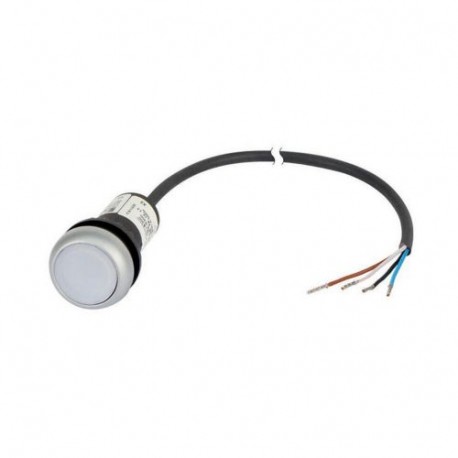 EATON - MOELLER C22-DRL-W-K10-24-P65 C22-DRL-W-K10-24-P65 185600 Y7-185600 EATON ELECTRIC Push-button light flush compact 22mm Latching White 24 ..