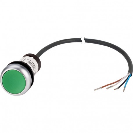 Eaton-moeller C22-DR-G-K10-P65 Y7-185625 EATON ELECTRIC Push button flush compact 22mm Latching Green 1 with free c..