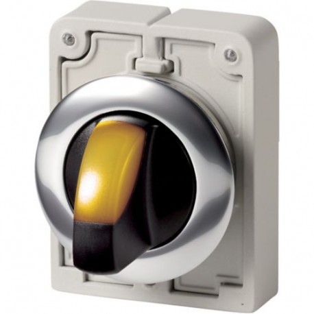 Eaton-moeller M30C-FWRLK3-Y Y7-187022 EATON ELECTRIC Illuminated selector switch actuators, Flat Front, with thumb-..