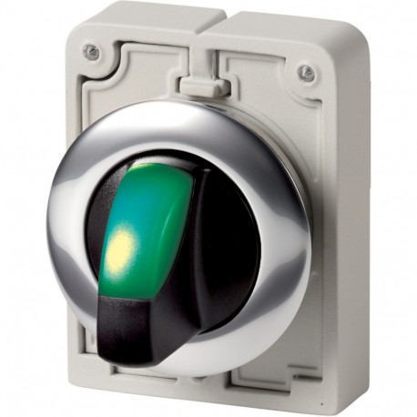 Eaton-moeller M30C-FWLK-G Y7-187121 EATON ELECTRIC Illuminated selector switch actuators, Flat Front, with thumb-gr..
