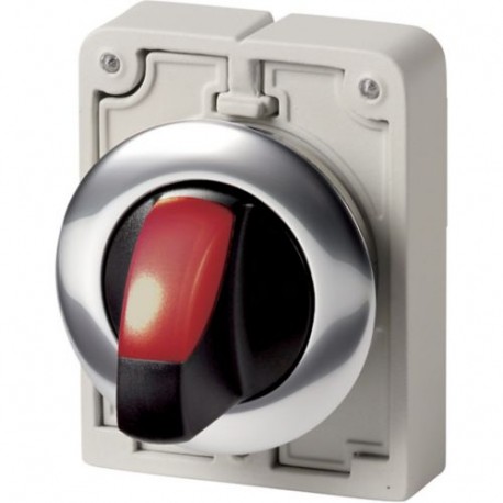 Eaton-moeller M30C-FWRLK3-R Y7-187133 EATON ELECTRIC Illuminated selector switch actuators, Flat Front, with thumb-..