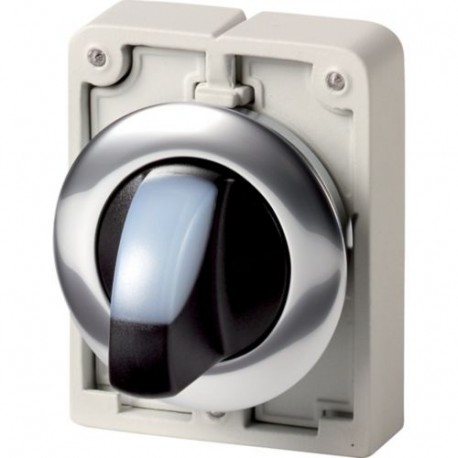 Eaton-moeller M30C-FWRLK3-W Y7-187134 EATON ELECTRIC Illuminated selector switch actuators, Flat Front, with thumb-..