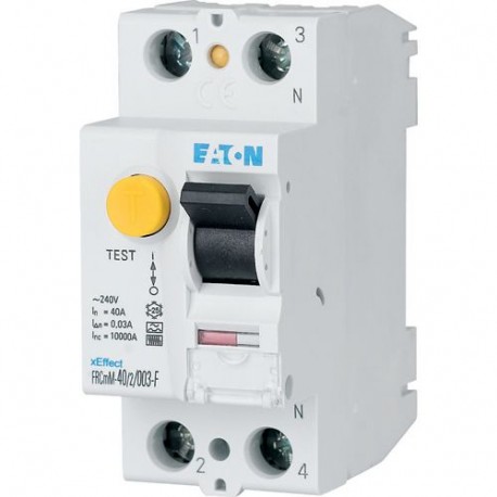 Eaton-moeller FRCMM-80/2/03-G/F Y7-187381 EATON ELECTRIC Residual current circuit breaker (RCCB), 80A, 2p, 300mA, t..