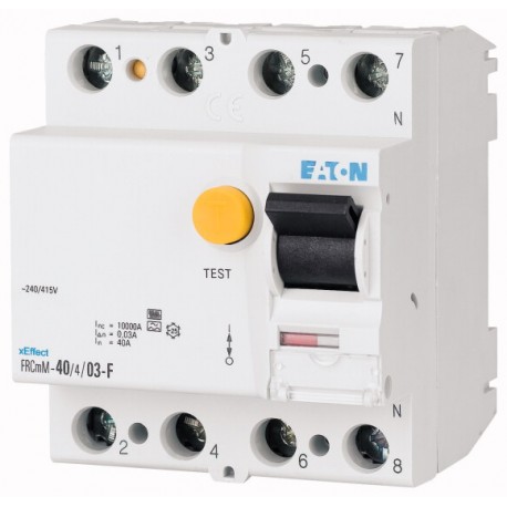 Eaton-moeller FRCMM-80/4/05-S/F EATON ELECTRIC Residual current circuit breaker (RCCB), 80A, 4p, 500mA, type S/F