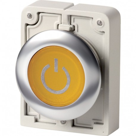 Eaton-moeller M30I-FDL-Y-X162 Y7-188040 EATON ELECTRIC Illuminated push-buttons, flat front, flush, momentary, yell..