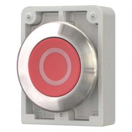 Eaton-moeller M30I-FDR-R-X0 Y7-188102 EATON ELECTRIC Push-buttons, flat front, flush, maintained, red, labeled