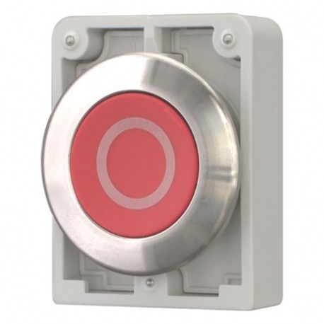 Eaton-moeller M30I-FD-R-X0 Y7-188105 EATON ELECTRIC Push-buttons, flat front, flush, momentary, red, labeled