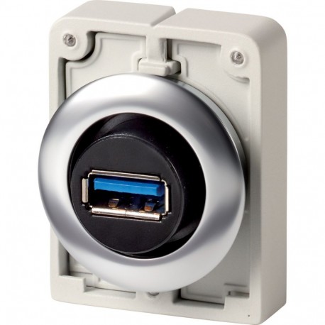 Eaton-moeller M30I-FUSB EATON ELECTRIC USB 3.0 interface 30 mm Female/Female Ring Stainless Flat Front