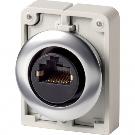 EATON - MOELLER M30I-FRJ45 M30I-FRJ45 188133 EATON ELECTRIC RJ45 interface 30 mm RJ45/RJ45 Ring stainless Flat Front