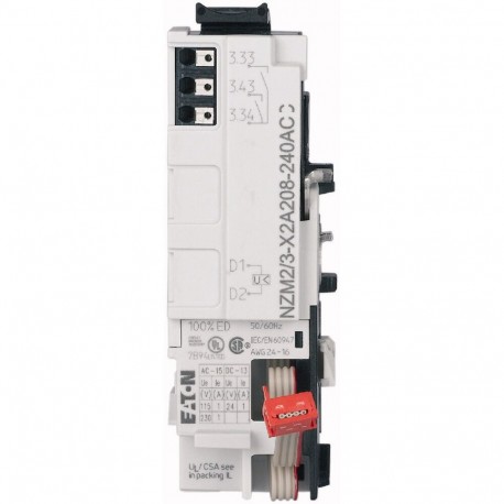 Eaton-moeller NZM2/3-X2A Y7-189722 EATON ELECTRIC Relay module for NZM2/3, configurable, 2NO, 24DC, 24-230AC, PI