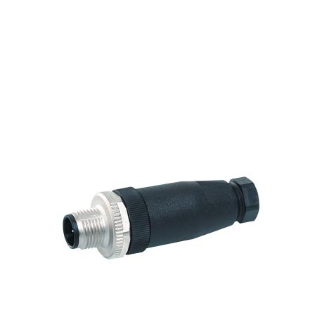 Siemens 3RK1902-4BA00-5AA0 M12 plug straight screw terminal max. 0.75 mm2, 5-pole A-encoded maximal 4 A