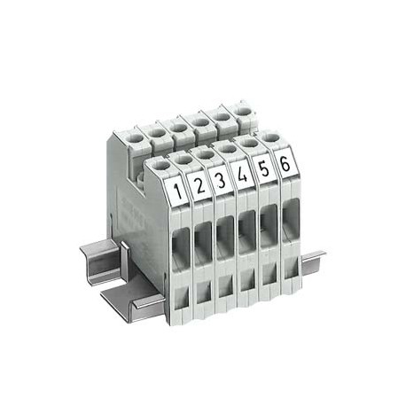 Siemens 8WA1905-0X terminal strip 24-pole w/ inscription 1 to 24