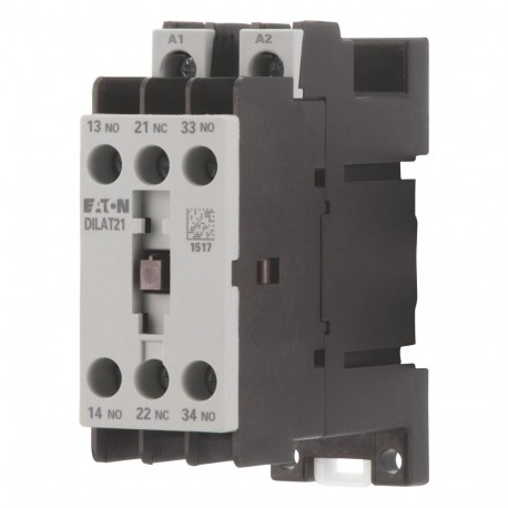 Eaton-moeller DILAT-21(230V50HZ/240V60HZ) Y7-190991 EATON ELECTRIC Contactor Auxilar Narrow 2 NO + 1 NC Connection ..