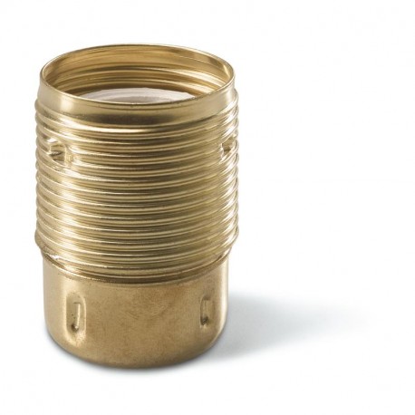 Scame 190.8200 LAMPHOLDER E27 BRASS PLASTED METAL