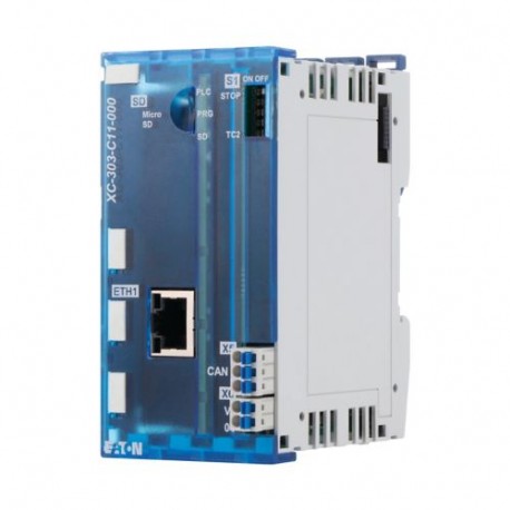 Eaton-moeller XC-303-C11-000 Y7-191082 EATON ELECTRIC XC303 modular PLC, small PLC, programmable CODESYS 3, SD Slot..