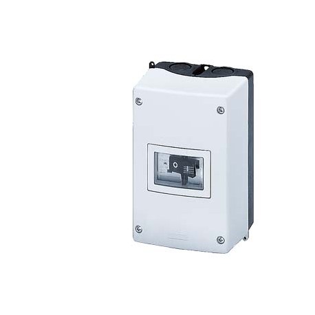 SIEMENS 3RV1913-1DA00 3RV1913-1DA00 SIEMENS Molded-plastic enclosure for surface mounting Degree of protection IP55 with N and PE ..