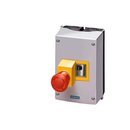 Siemens 3RV1913-7D Emergency switching-off handle latching, unlatch by rotating, for enclosure 3RV1913