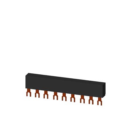 SIEMENS 3RV1915-1AB 3RV1915-1AB SIEMENS 3-phase busbars Modular spacing 45 mm for 2 switches Fork shape connections