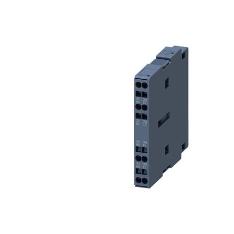Siemens 3RH1921-2XA22-0MA0 front-side auxiliary switch, 2 NO contacts, 2 NC contacts, spring-type terminal, ..