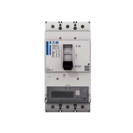 EATON - MOELLER NZMH3-PX400-NA NZMH3-PX400-NA 192590 Y7-192590 EATON ELECTRIC Automatic Int. NZM3 PXR25, 400A, 3p, Screw Terminal, UL/CSA