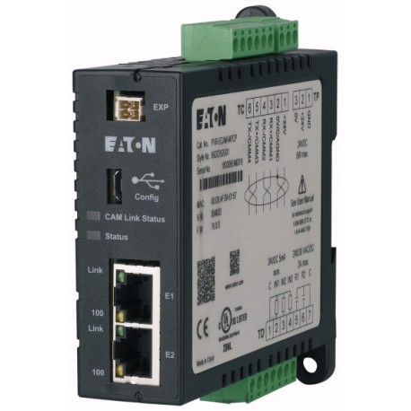 EATON - MOELLER PXR-ECAM-MTCP PXR-ECAM-MTCP 195566 EATON ELECTRIC Communication module for IZM and NZM-VX(MX)(PX)(PMX). ModBus TCP
