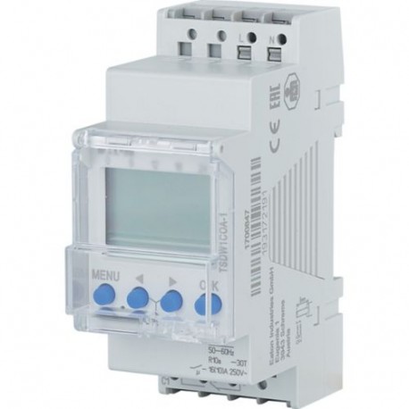 Eaton-moeller TSDW1COA-1 Y7-196850 EATON ELECTRIC Digital Astronomical Timeswitch, DIN rail 2 TE, weekly program, 1..