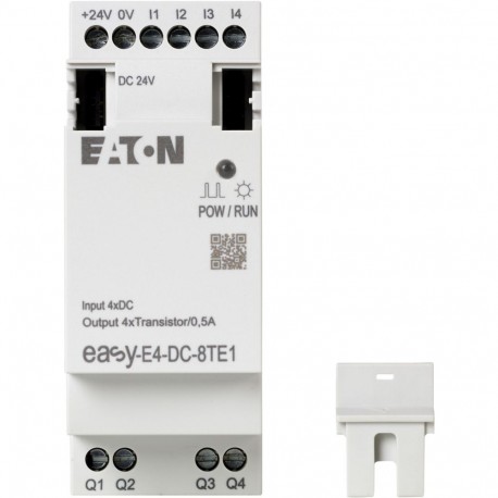 Eaton-moeller EASY-E4-DC-8TE1 Y7-197219 EATON ELECTRIC I/O expansion, For use with easyE4, 24 V DC, Inputs/Outputs ..