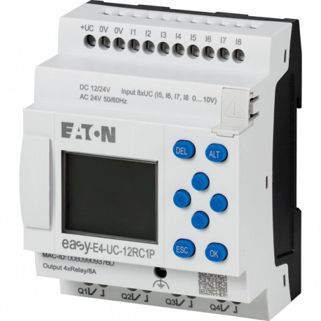 Eaton-moeller EASY-E4-UC-12RC1P Y7-197504 EATON ELECTRIC EASY-E4-UC-12RC1P