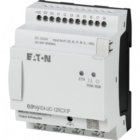Eaton-moeller EASY-E4-UC-12RCX1P Y7-197505 EATON ELECTRIC EASY-E4-UC-12RCX1P