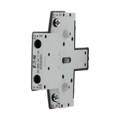 Eaton-moeller DILH800-XHI11-SA XTCEXSCHR11 EATON ELECTRIC Auxiliary contact module, 2 pole, Ith 10 A, 1 N/O, 1 NC, ..