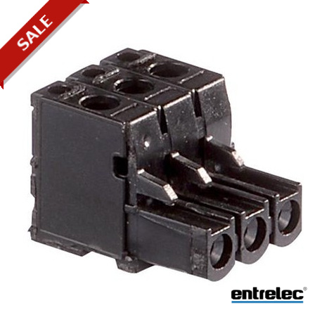 Entrelec 1SNA094303R2200 CPFT2/3 Female Plugs Black