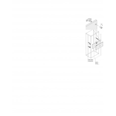 Abb 1STQ001885B0000 KIT N.4 XT1 VERT. F H300 A600 3P