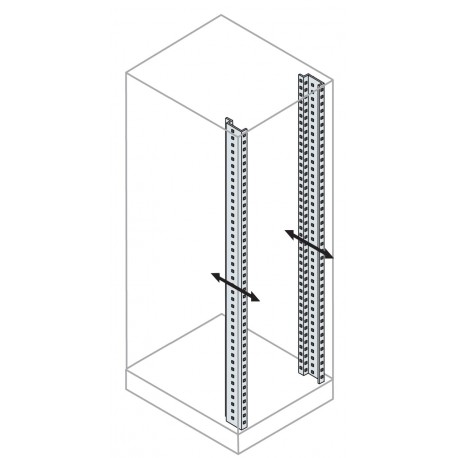 ABB EG1405 EG1405 1STQ005332B0000 ABB RACK FRAME C FOR SERVER ENCL 1400 HXW