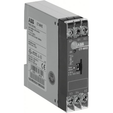 Abb CT-MKE CT-MKE Time relay, solid-state, multif. 1n/o, 0.1-10s/3-300s, 24-240VAC/DC