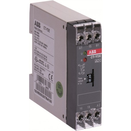 Abb CT-YDE CT-YDE Time relay, star-delta 1c/o, 3-300s, 24VAC/DC 220-240VAC