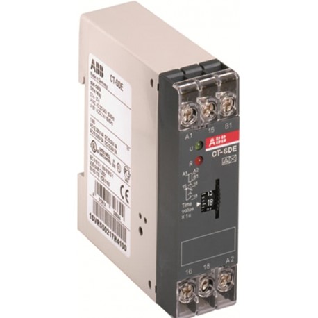 Abb CT-SDE CT-SDE Time relay, star-delta 1c/o, 0.3-30s, 380-415VAC