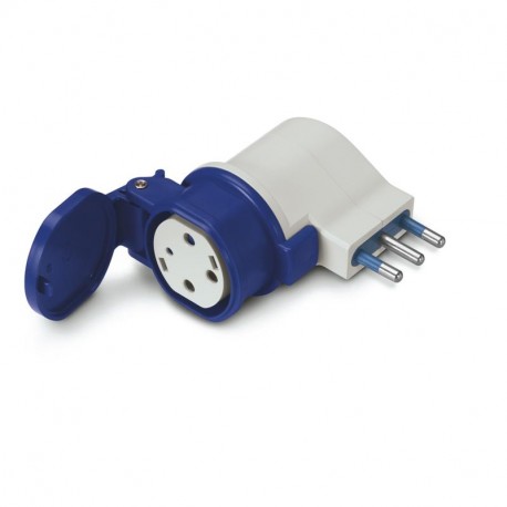 SCAME 200.01623 200.01623 SCAME ADAPTOR 2P+E IP44 16A 200-250V AC